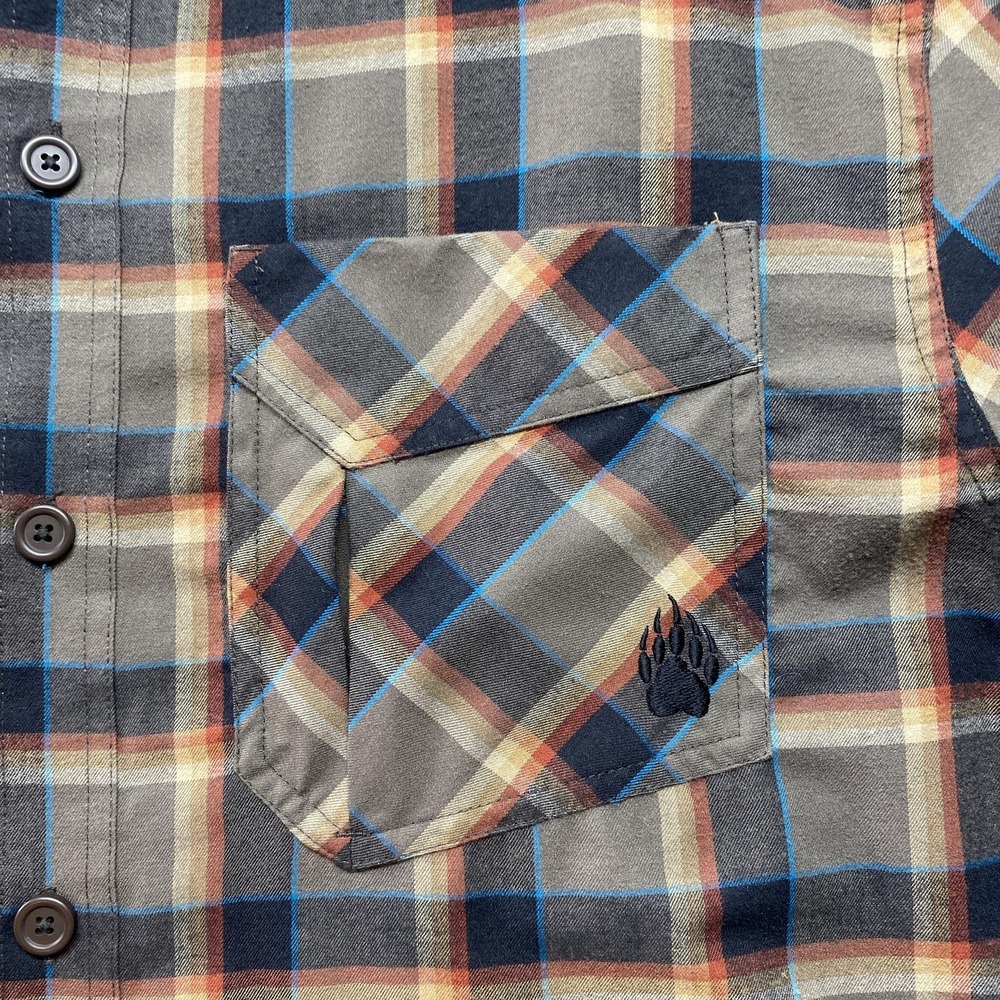 Alaskan Hardgear Shirt Mens XL Plaid‎ Wool Blend Button Down Outdoors - Picture 3 of 13